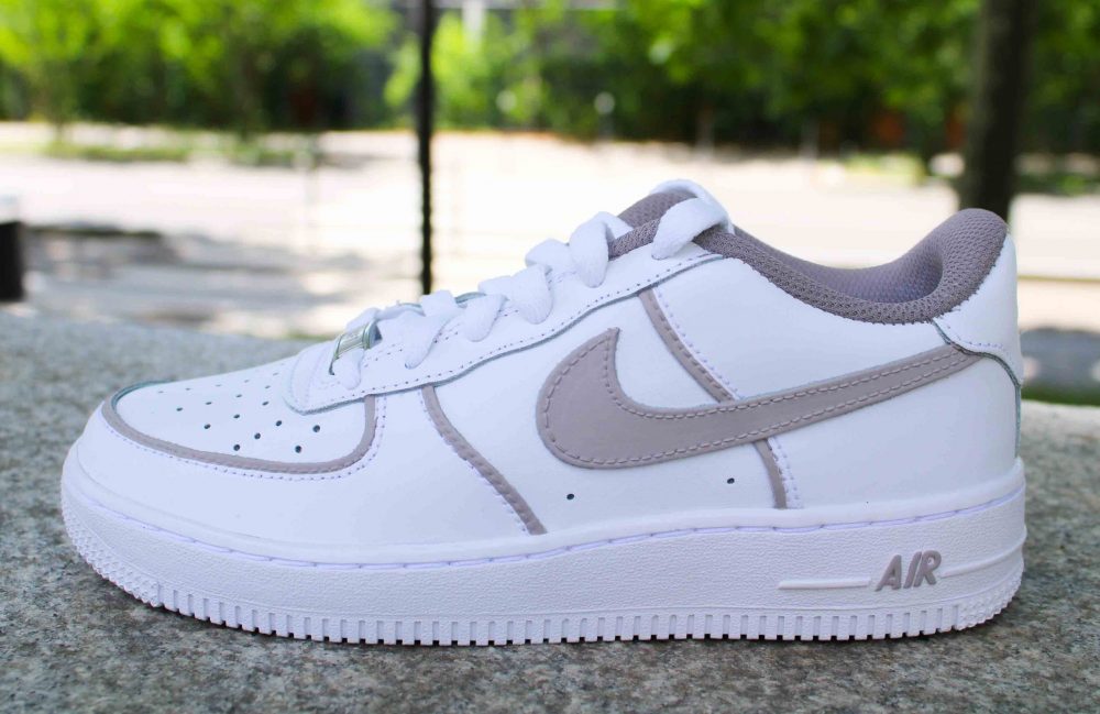Couleur neutre Air force 1 personnalisées – Image 5